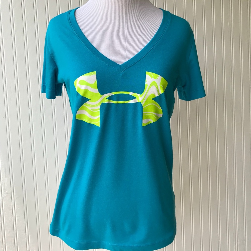 Under Armour Ladies XS FItted V-Neck Tee